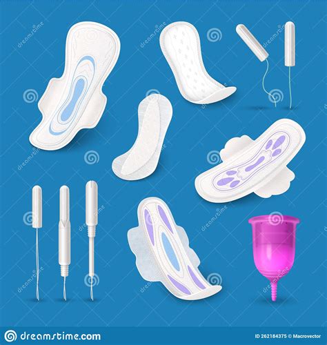 Feminine Hygiene Poster Cartoon Vector 110381847