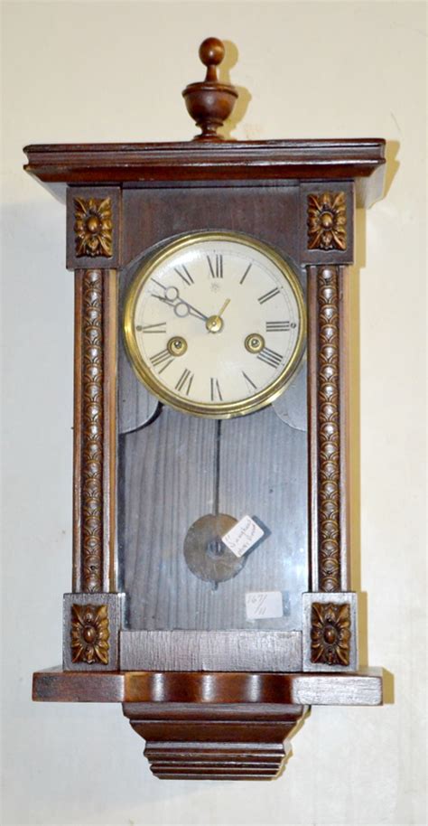 Antique Junghans Miniature Wall Clock Wpendulum Price Guide