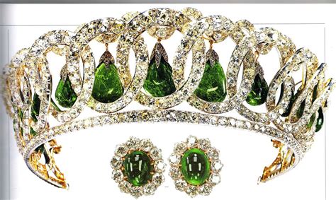 Grand Duchess Vladimir Tiara Wemeralds Royal Crown Jewels Royal