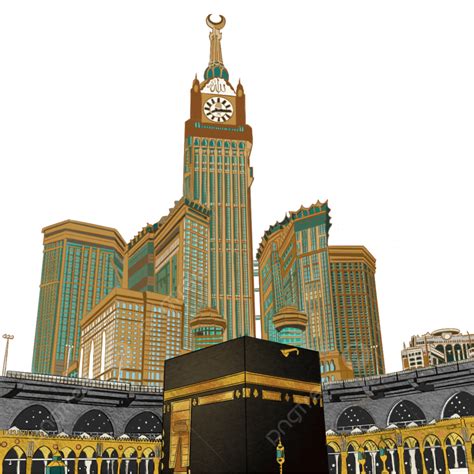 Holy Kaaba In Mecca Saudi Arabia Hand Drawn Mecca Saudi Arabia Kabah