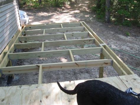 How To Build An Elevated Deck On Uneven Ground Dengarden