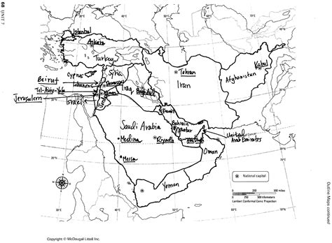 Southwest Asia Political Map Asia Political Map Political Map Of Asia