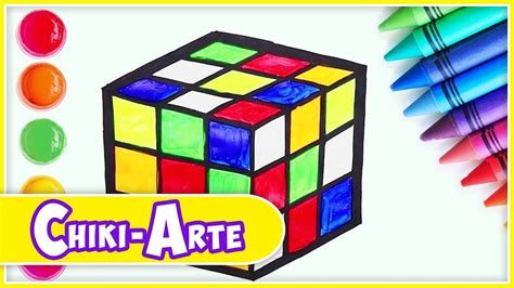 Aprende A Dibujar Un Cubo De Rubik Dibujos Infantiles Chiki Arte Aprende A Dibujar Youtube
