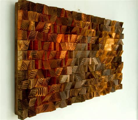 Rustic Wood wall Art, wood wall sculpture, abstract wood art – Art Glamour