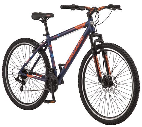 Mongoose Exhibit Mountain Bike 29 Inch Wheels 21 Speeds Blue