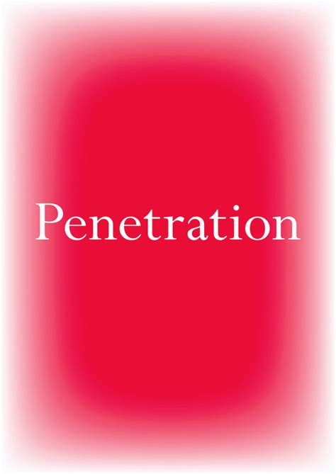 “penetration” By Studio Mut Typographic Posters