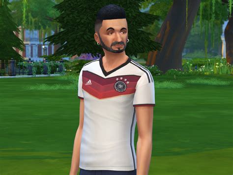 Chile football jersey 2006 germany wc qualifiers m genuine men's soccer brooks. Mod The Sims - DFB Germany National Team Home Jersey 2014 ...