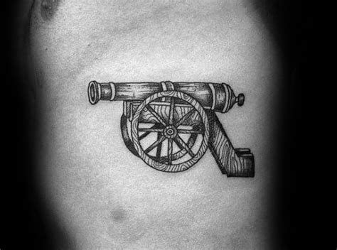 40 Cannon Tattoo Designs For Men 2023 Inspiration Guide