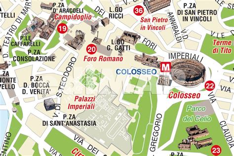 Roma Cartina Centro