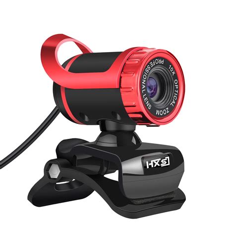 HXSJ Webcam 480P HD LG-68 Skype Web Camera Night vision HD with Microphone USB Plug and Play Web ...