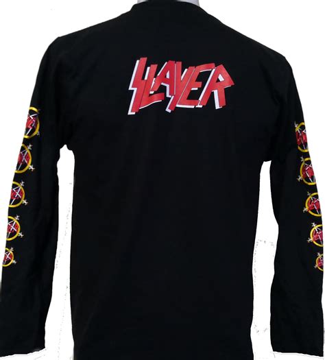 Slayer Long Sleeved T Shirt Size L Roxxbkk