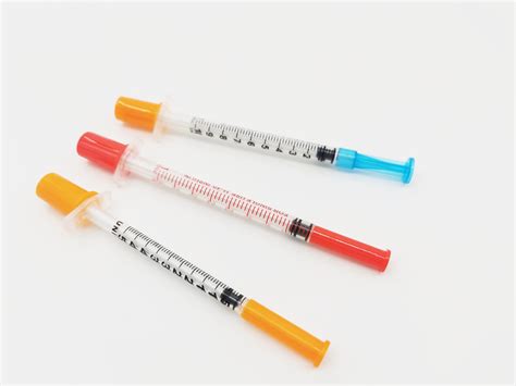 Disposable Medical Insulin Syringe 1ml With Needle With Ce Iso China