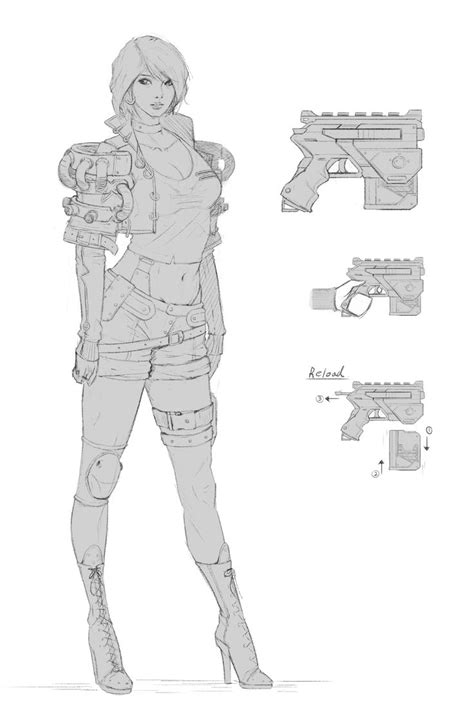 ArtStation Fps Concept Woman Soumin Lee Character Design Concept
