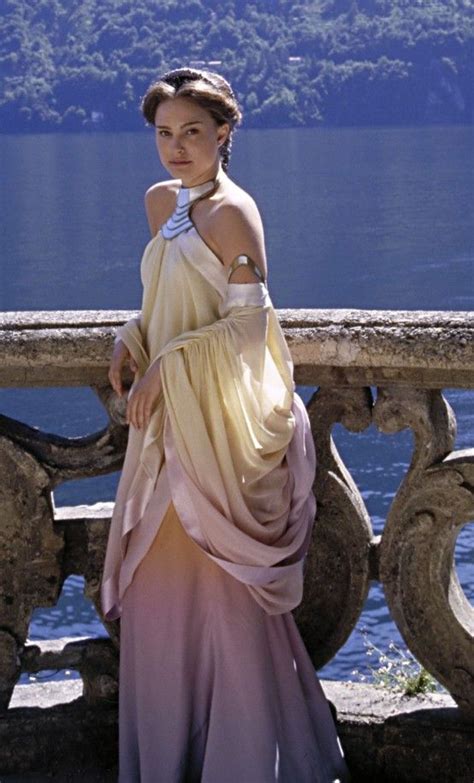 Natalie Portmans Pastel Yellow Degrade Dress In Star Wars Star Wars