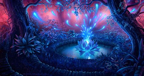 The Magical Flower By Kiarya On Deviantart Fantasy Artwork Fantasy