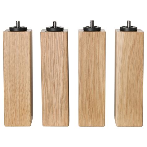Take a look and you will not be sorry you did. IKEA - BURFJORD Leg oak | Furniture legs, Diy furniture ...