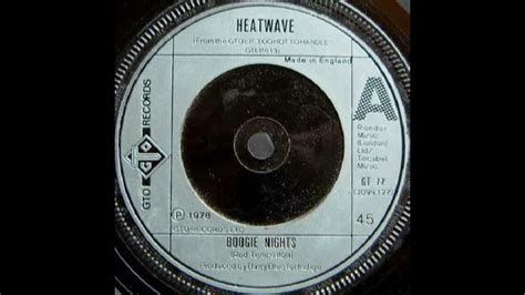 Heatwave Boogie Nights Instrumental Youtube