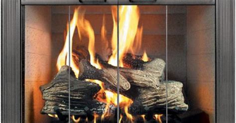 Wood Burning Fireplace Glass Doors Open Or Closed Fireplace Guide By Linda