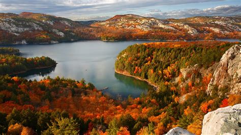 Wallpaper Nature Landscape Clouds Sky Mountains Lake Water