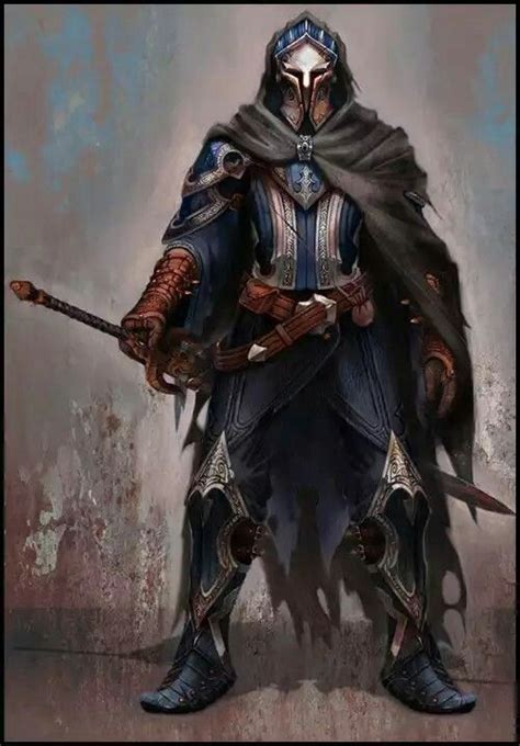 Masked Swordsman Fantasy Art Men Character Art Fantasy Armor