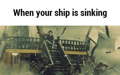 When Your Ship Sinks Fangirl Ships Ifunny Pirates Of The Caribbean Caribbean Quote