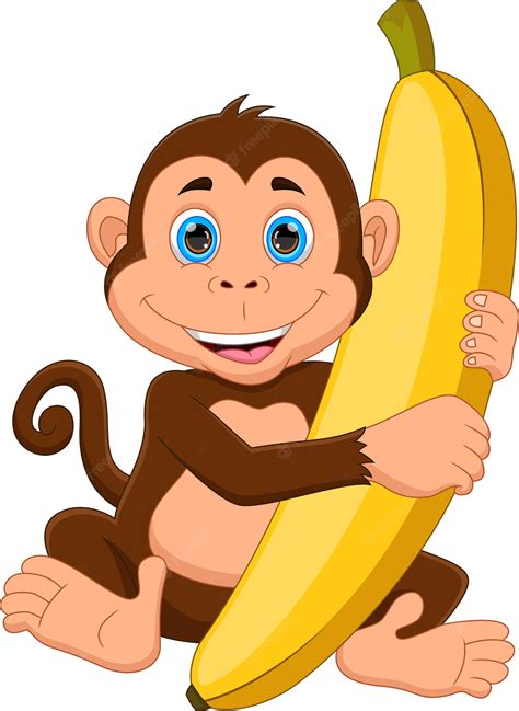 Free Clipart Monkey Banana