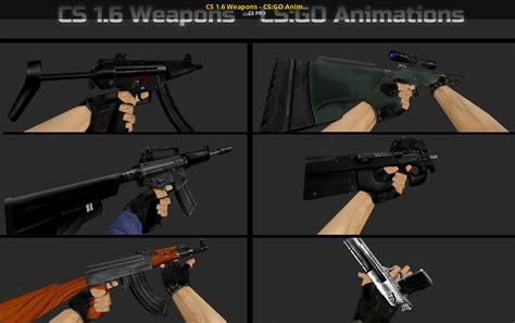 Cs 16 Weapons Csgo Animations Counter Strike 16 Works In Progress