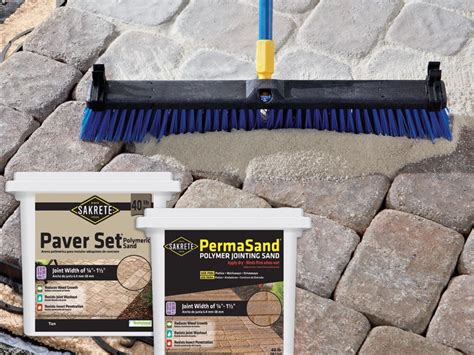 Applying Polymeric Sand To An Existing Patio Or Walkway Sakrete