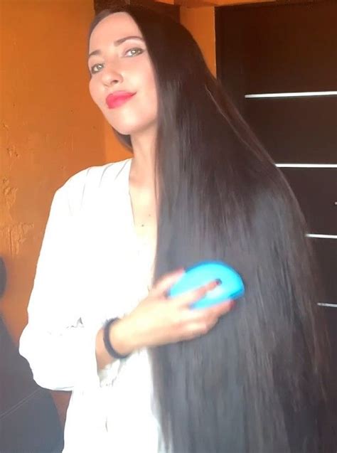 VIDEO Extremely Thick And Long Hair RealRapunzels Long Hair