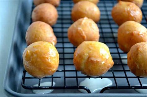 Just A Taste Easy Homemade Glazed Doughnut Holes