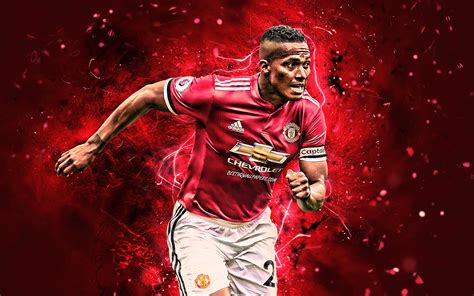 Download Wallpapers Antonio Valencia Manchester United Fc Match