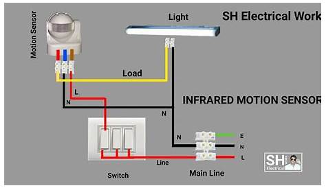 motion sensor switch circuit diagram