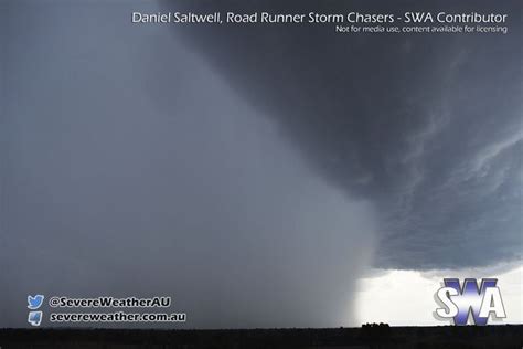Storm Chaser Daniel Saltwell Has Captured This Photo Of A Wet