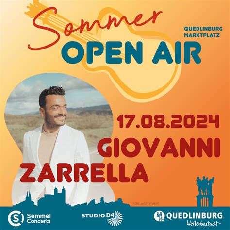 2024-08-17 - Giovanni Zarrella & Band (Sommer Open Air) - Tickets