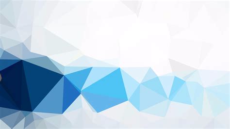 Free Blue And White Polygon Triangle Pattern Background Vector Art
