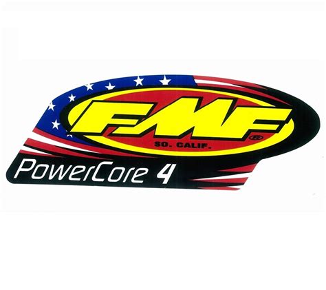 Fmf Racing Powercore 4 Exhaust Replacement Decal 12693 Sold Each Ebay