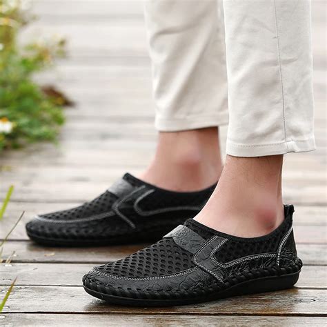 Kaaum Summer Mens Breathable Mesh Shoes