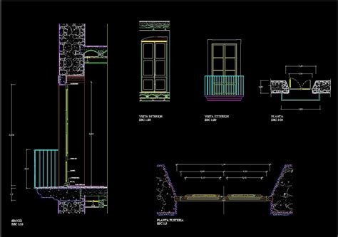 Balcony Section Dwg Section For Autocad Designs Cad