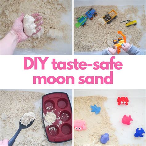 Taste Safe Diy Moon Sand Recipe 2 Ingredients