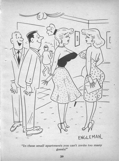 Hairy Green Eyeball 3 Sexy Cartoons Pin Ups And Tease — Gaze Magazine From Humorama 1959