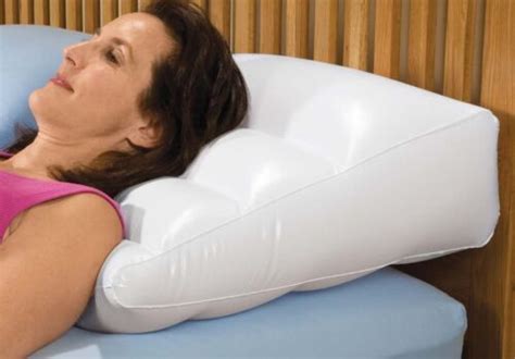 Inflatable Bed Wedge Pillow With Cover 1 Pack Ebay