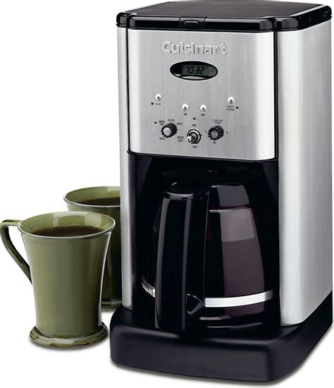 Coffee lovers can use all leading brands of ground beans with this cuisinart coffee maker. Cuisinart 12-Cup Brushed Stainless Brew Central ...
