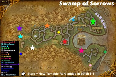 Swamp Of Sorrows World Of Warcraft Rares