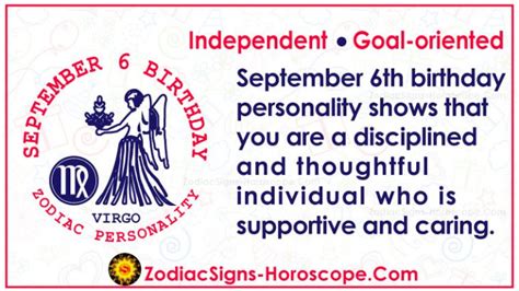 September 6 Zodiac Virgo Horoscope Birthday Personality And Lucky