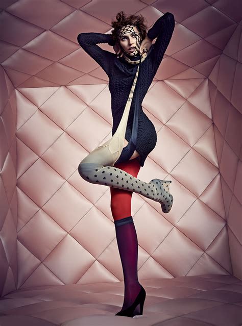 Vika Volkute Wears Eccentric Style For Nk Fall 2013 Ads By Peter Gehrke