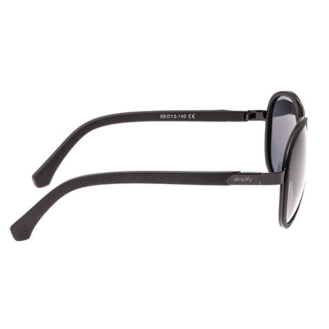 Simplify Stanford Sunglasses Black Frame Black Lens Simplify Touch Of Modern