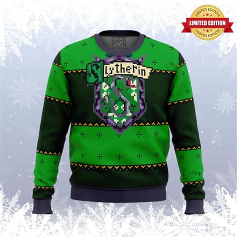 Harry Potter Slytherin Ugly Sweaters For Men Women Rugcontrol