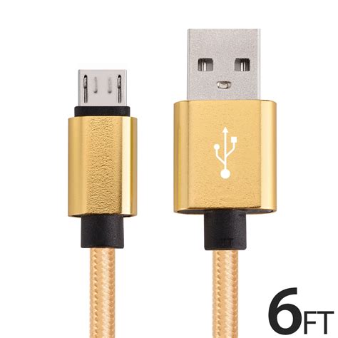Micro Usb Cable Charger For Android Freedomtech 6ft Usb To Micro Usb