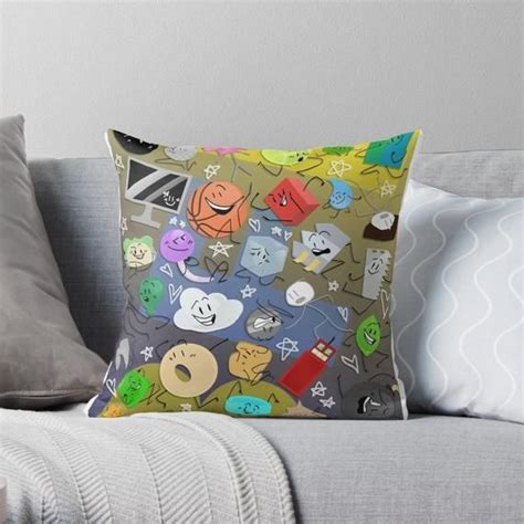 Throw Pillow Cover 16x16 Battle For Bfdi Bfdi Pillow Cover Funny