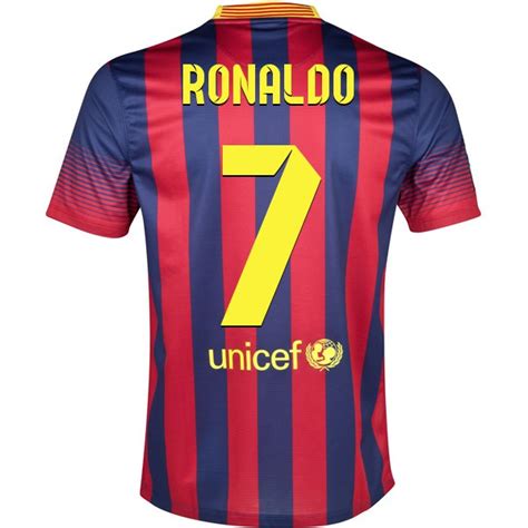 Design Your Own Fc Barcelona Soccer Jersey Ronaldo 7